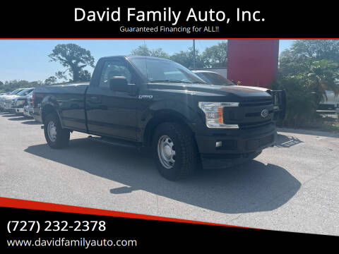 2018 Ford F-150 for sale at David Family Auto, Inc. in New Port Richey FL