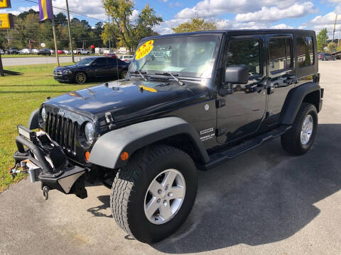 Jeep Wrangler Unlimited For Sale in Greenville, NC - East Carolina Auto  Exchange