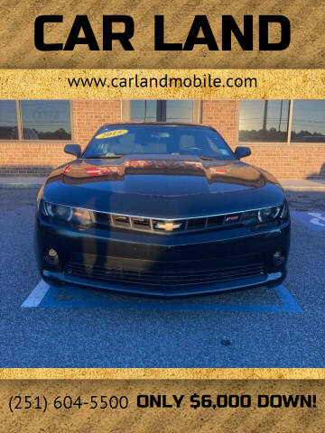 2015 Chevrolet Camaro for sale at CAR LAND in Mobile AL