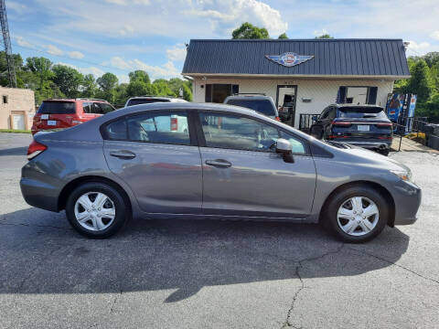 2013 Honda Civic for sale at G AND J MOTORS in Elkin NC