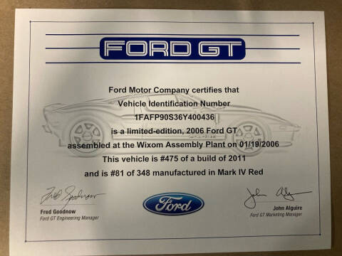 2006 Ford GT