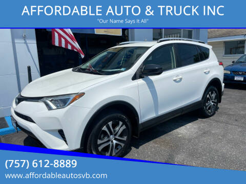 2016 Toyota RAV4 for sale at AFFORDABLE AUTO & TRUCK INC in Virginia Beach VA