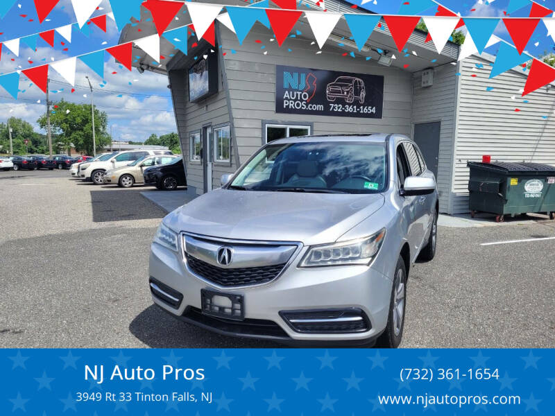 2014 Acura MDX for sale at NJ Auto Pros in Tinton Falls NJ