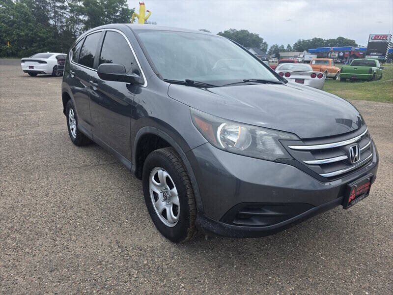Gray 2013 Honda CR-V LX AWD LX 4dr SUV 2