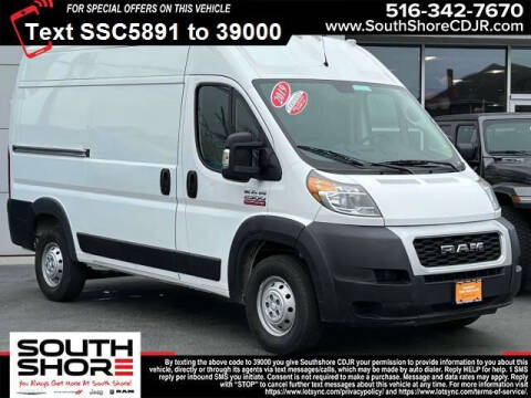 2019 RAM ProMaster for sale at South Shore Chrysler Dodge Jeep Ram in Inwood NY