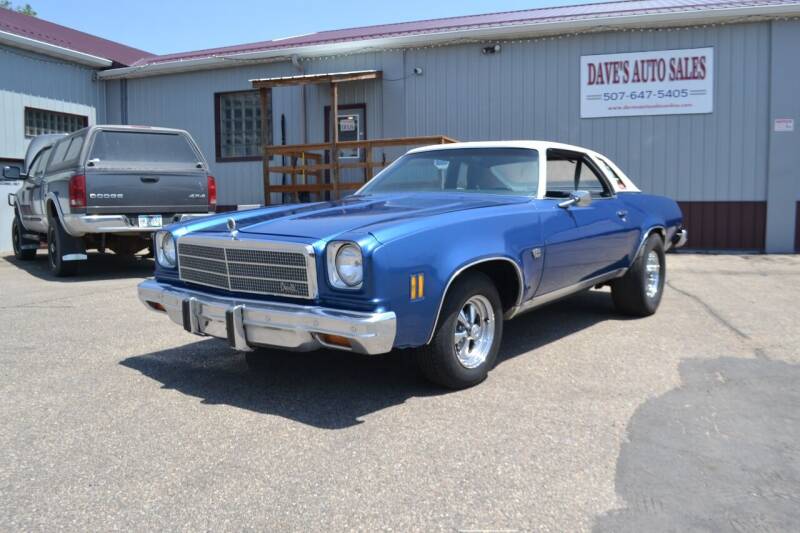 1974 Chevrolet Chevelle Malibu for sale at Dave's Auto Sales in Winthrop MN