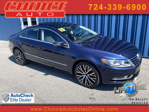 2015 Volkswagen CC for sale at CHOICE AUTO SALES in Murrysville PA