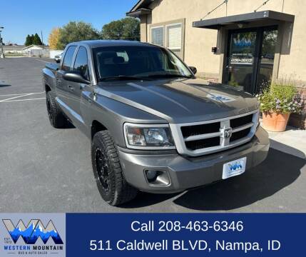 2010 Dodge Dakota for sale at Western Mountain Bus & Auto Sales in Nampa ID