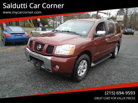 2004 Nissan Armada for sale at Saldutti Car Corner in Gilbertsville PA