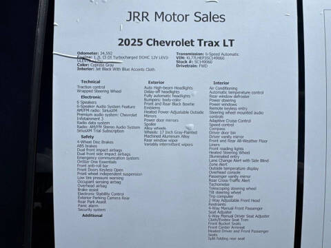 2025 Chevrolet Trax LT