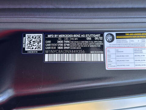 2022 Mercedes-Benz G-Class AMG G 63 4x4 Squared