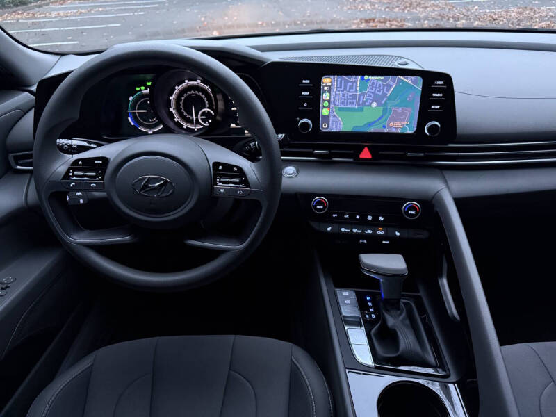 2023 Hyundai Elantra Hybrid Blue