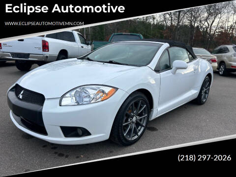 2012 Mitsubishi Eclipse Spyder for sale at Eclipse Automotive in Brainerd MN