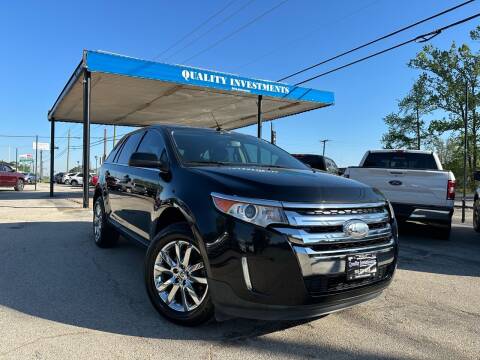 2013 Ford Edge for sale at Quality Investments in Tyler TX