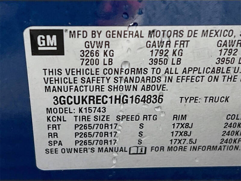 2017 Chevrolet Silverado 1500 LT