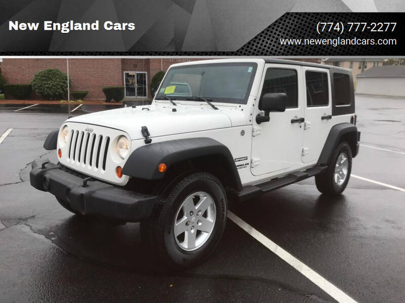 2010 Jeep Wrangler Unlimited for sale at New England Cars in Attleboro MA