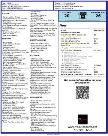 2018 Mercedes-Benz E-Class E 400