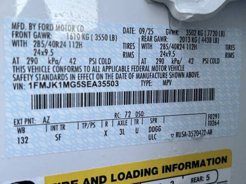 2025 Ford Expedition MAX Platinum