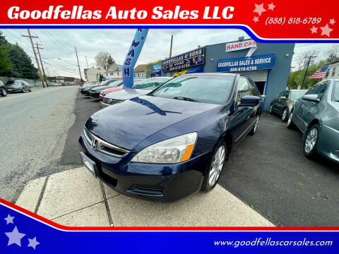 2007 Honda Accord for sale at Goodfellas Auto Sales LLC in Clifton NJ