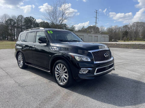 2015 Infiniti QX80 for sale at JR Motors in Monroe GA