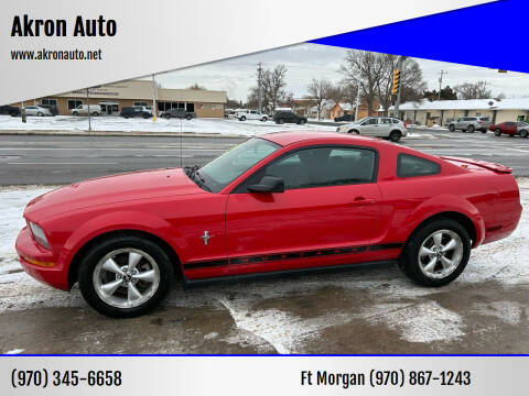 2007 Ford Mustang for sale at Akron Auto - Fort Morgan in Fort Morgan CO