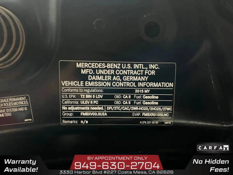 2015 Mercedes-Benz C-Class C 400 4MATIC