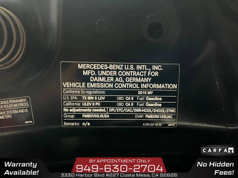 2015 Mercedes-Benz C-Class C 400 4MATIC