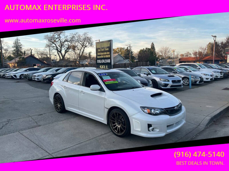 2011 Subaru Impreza for sale at AUTOMAX ENTERPRISES INC. in Roseville CA