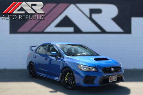 2019 Subaru WRX for sale at Auto Republic Cypress in Cypress CA