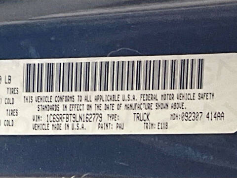 2020 RAM 1500