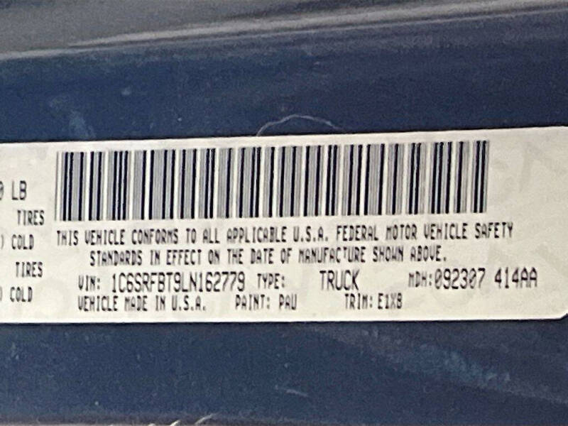 2020 RAM 1500