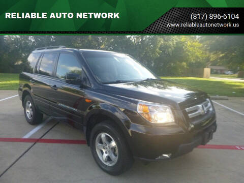 2008 Honda Pilot for sale at RELIABLE AUTO NETWORK in Arlington TX