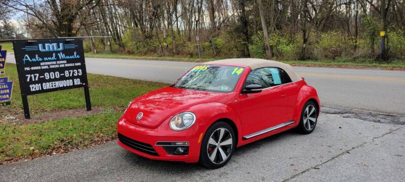 2014 Volkswagen Beetle Convertible for sale at LMJ AUTO AND MUSCLE in York PA