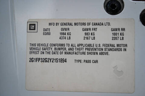 2000 Chevrolet Camaro Z28 SS