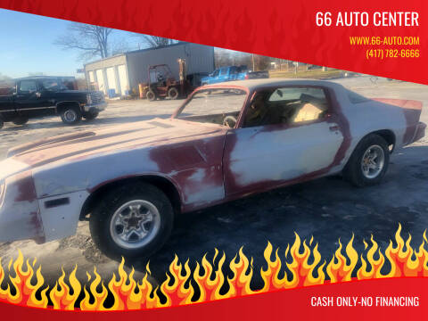 1978 Chevrolet Camaro for sale at 66 Auto Center in Joplin MO