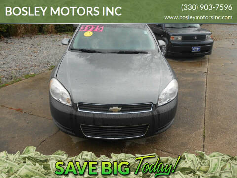 2006 Chevrolet Impala for sale at BOSLEY MOTORS INC in Tallmadge OH