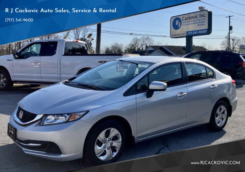 2015 Honda Civic for sale at R J Cackovic Auto Sales, Service & Rental in Harrisburg PA
