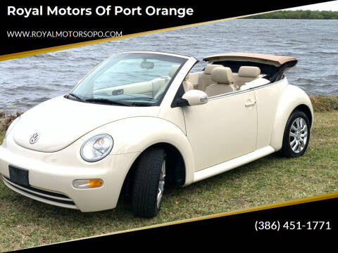 2005 Volkswagen New Beetle Convertible for sale at Royal Motors of Port Orange in Port Orange FL