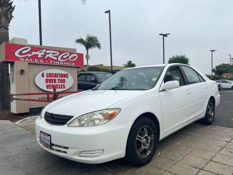 2002 Toyota Camry for sale at CARCO OF POWAY in Poway CA