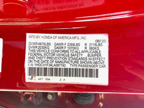 2020 Honda Accord Sport