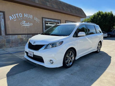2012 Toyota Sienna for sale at Auto Hub, Inc. in Anaheim CA