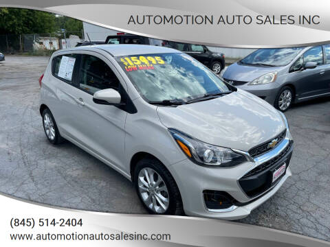 2019 Chevrolet Spark for sale at Automotion Auto Sales Inc in Kingston NY