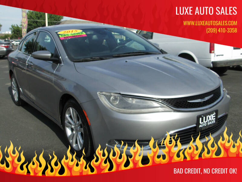 2015 Chrysler 200 for sale at Luxe Auto Sales in Modesto CA