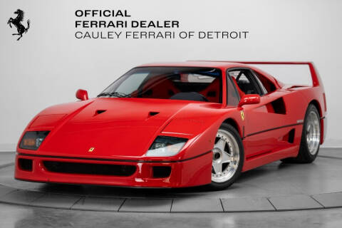 1990 Ferrari F40 for sale at Cauley Ferrari in West Bloomfield MI