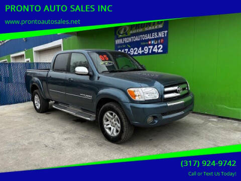 2005 Toyota Tundra for sale at PRONTO AUTO SALES INC in Indianapolis IN