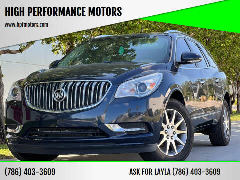 2015 Buick Enclave for sale at HIGH PERFORMANCE MOTORS in Hollywood FL