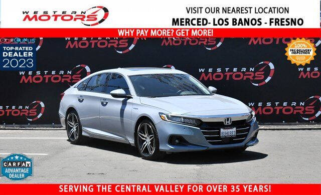 2021 Honda Accord Hybrid for sale at Western Motors Los Banos in Los Banos CA