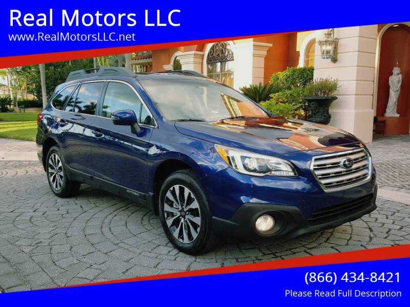 2017 Subaru Outback for sale at Real Motors LLC in Clearwater FL