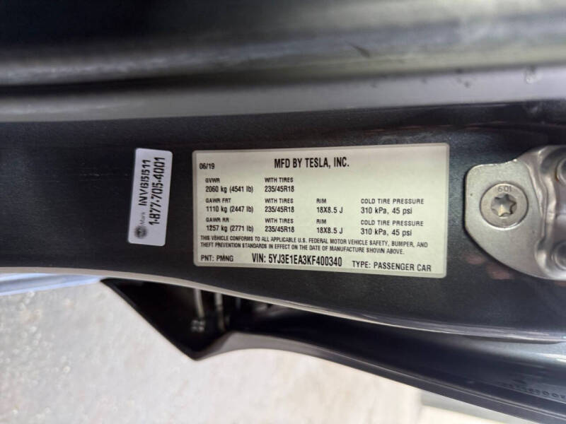 2019 Tesla Model 3 Mid Range