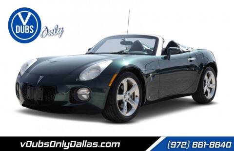 2007 Pontiac Solstice for sale at VDUBS ONLY in Plano TX
